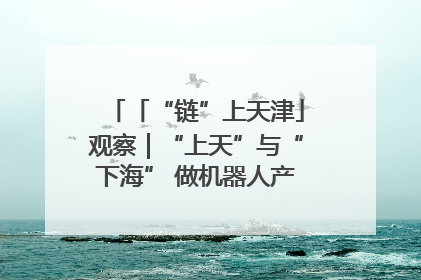 「“链”上天津」观察｜“上天”与“下海” 做机器人产业链细分领域强者