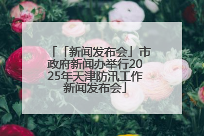 「新闻发布会」市政府新闻办举行2025年天津防汛工作新闻发布会