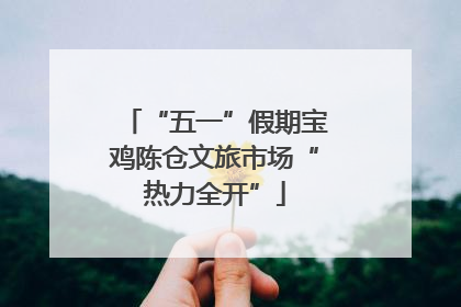 “五一”假期宝鸡陈仓文旅市场“热力全开”