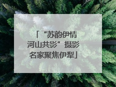 “苏韵伊情 河山共影”摄影名家聚焦伊犁