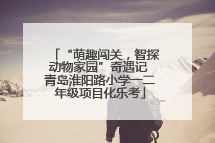 “萌趣闯关，智探动物家园”奇遇记 青岛淮阳路小学一二年级项目化乐考