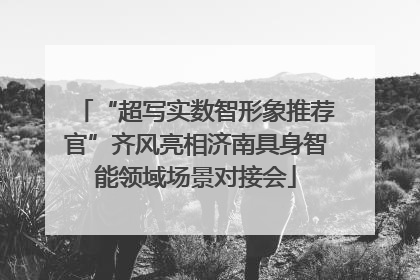 “超写实数智形象推荐官”齐风亮相济南具身智能领域场景对接会