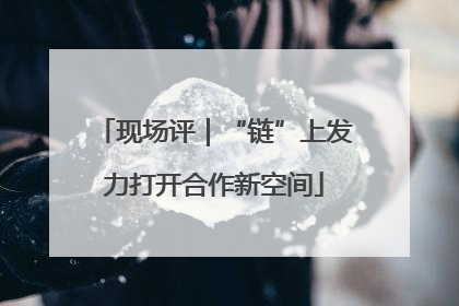 现场评｜“链”上发力打开合作新空间