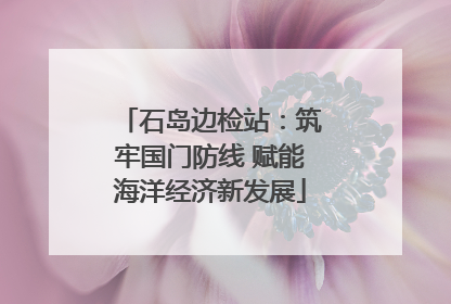 石岛边检站：筑牢国门防线 赋能海洋经济新发展