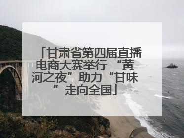 甘肃省第四届直播电商大赛举行 “黄河之夜”助力“甘味”走向全国