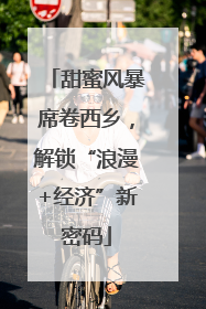 甜蜜风暴席卷西乡，解锁“浪漫+经济”新密码