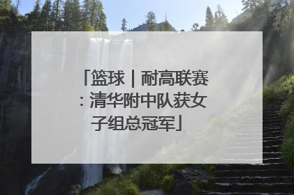 篮球｜耐高联赛：清华附中队获女子组总冠军