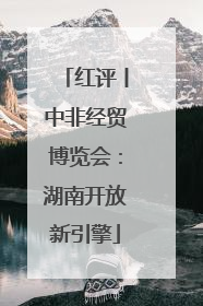 红评丨中非经贸博览会：湖南开放新引擎