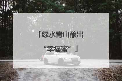 绿水青山酿出“幸福蜜”