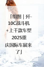 组图｜歼-10C战斗机+上千款车型 2025重庆国际车展来了