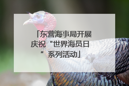 东营海事局开展庆祝“世界海员日”系列活动