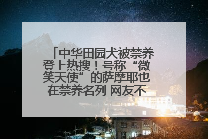 中华田园犬被禁养登上热搜！号称“微笑天使”的萨摩耶也在禁养名列 网友不解西安多部门回应