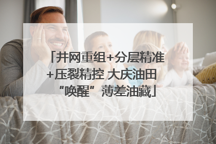 井网重组+分层精准+压裂精控 大庆油田“唤醒”薄差油藏