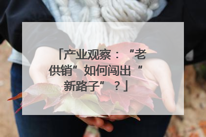 产业观察：“老供销”如何闯出“新路子”？