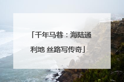 千年马巷：海陆通利地 丝路写传奇