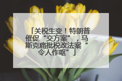 关税生变！特朗普催促“交方案”，马斯克痛批税改法案“令人作呕”