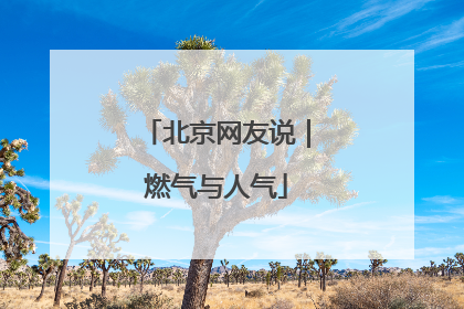 北京网友说｜燃气与人气