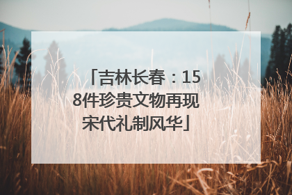 吉林长春：158件珍贵文物再现宋代礼制风华