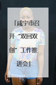 咸宁市召开“双回双创”工作推进会