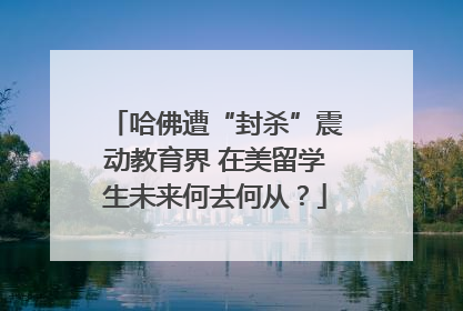 哈佛遭“封杀”震动教育界 在美留学生未来何去何从？