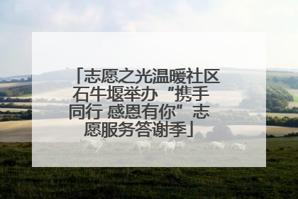志愿之光温暖社区 石牛堰举办“携手同行 感恩有你”志愿服务答谢季