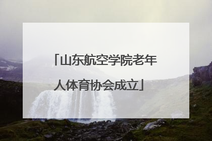 山东航空学院老年人体育协会成立