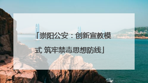 崇阳公安：创新宣教模式 筑牢禁毒思想防线