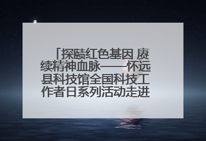 探赜红色基因 赓续精神血脉——怀远县科技馆全国科技工作者日系列活动走进怀远县实验中学