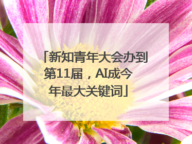 新知青年大会办到第11届，AI成今年最大关键词