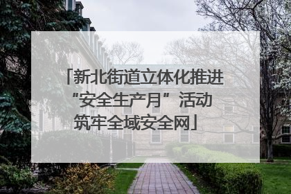 新北街道立体化推进“安全生产月”活动 筑牢全域安全网