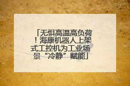 无惧高温高负荷！海康机器人上架式工控机为工业场景“冷静”赋能