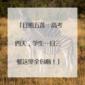 日照五莲：高考四天，学生一日三餐这里全包啦！