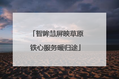 智眸慧屏映草原 铁心服务暖归途
