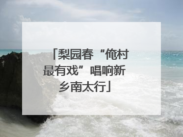 梨园春“俺村最有戏”唱响新乡南太行