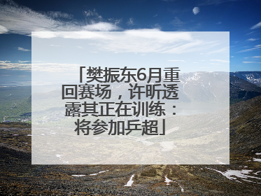 樊振东6月重回赛场，许昕透露其正在训练：将参加乒超