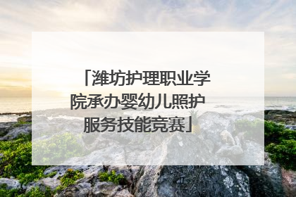 潍坊护理职业学院承办婴幼儿照护服务技能竞赛