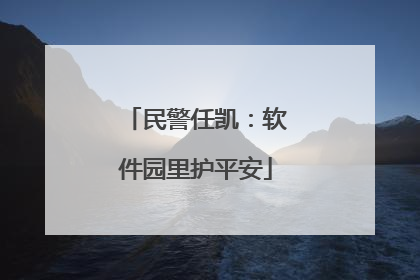民警任凯：软件园里护平安