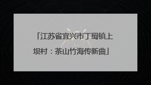 江苏省宜兴市丁蜀镇上坝村：茶山竹海传新曲