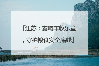 江苏：奏响丰收乐章，守护粮食安全底线