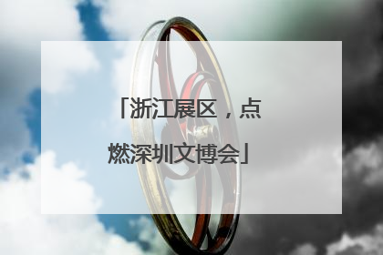 浙江展区，点燃深圳文博会