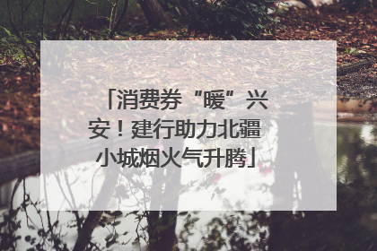 消费券“暖”兴安！建行助力北疆小城烟火气升腾