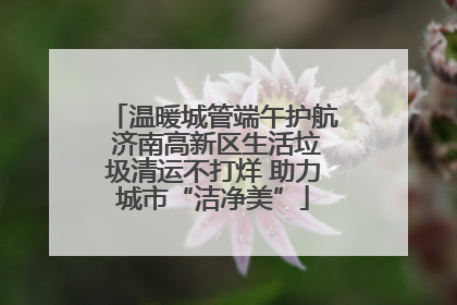 温暖城管端午护航 济南高新区生活垃圾清运不打烊 助力城市“洁净美”