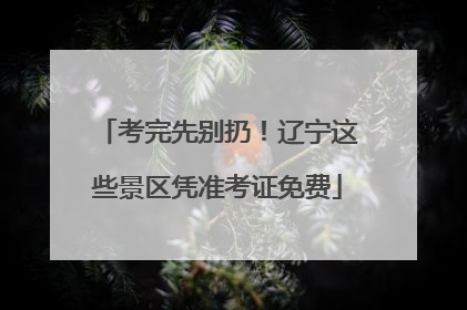 考完先别扔！辽宁这些景区凭准考证免费