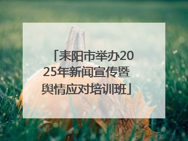 耒阳市举办2025年新闻宣传暨舆情应对培训班