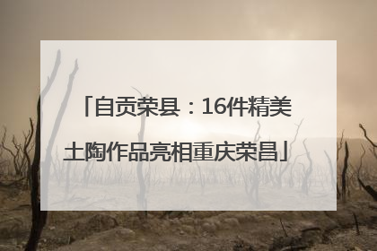自贡荣县：16件精美土陶作品亮相重庆荣昌