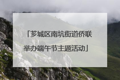 芗城区南坑街道侨联举办端午节主题活动