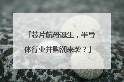 芯片航母诞生，半导体行业并购潮来袭？