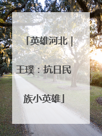 英雄河北｜王璞：抗日民族小英雄