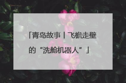 青岛故事丨飞檐走壁的“洗舱机器人”