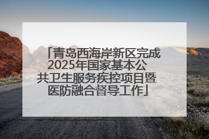 青岛西海岸新区完成2025年国家基本公共卫生服务疾控项目暨医防融合督导工作